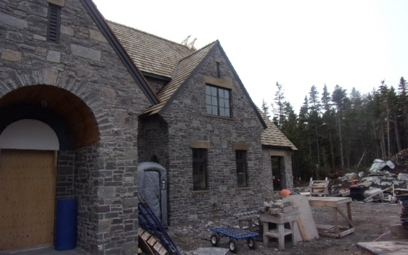 Luxury stone residential construction by Haley's Masonry Luxury stone residential construction by Haley's Masonry