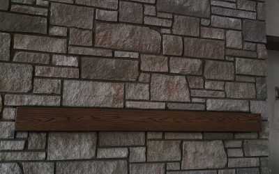 Stone Fireplace