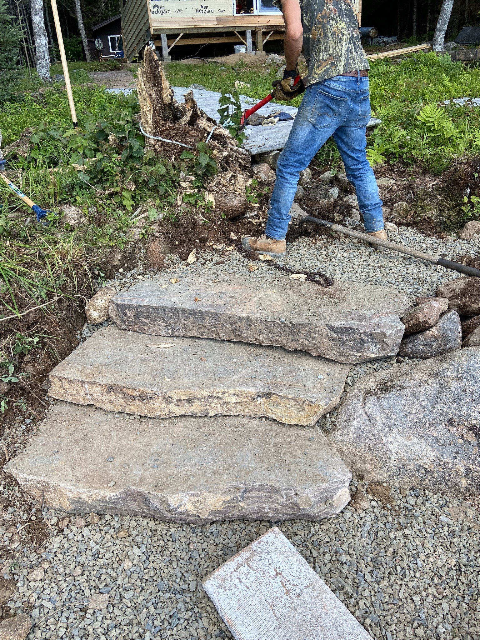 Outdoor Stone Steps